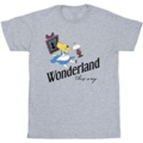 T-shirts a maniche lunghe Alice In Wonderland This Way - Disney - Modalova