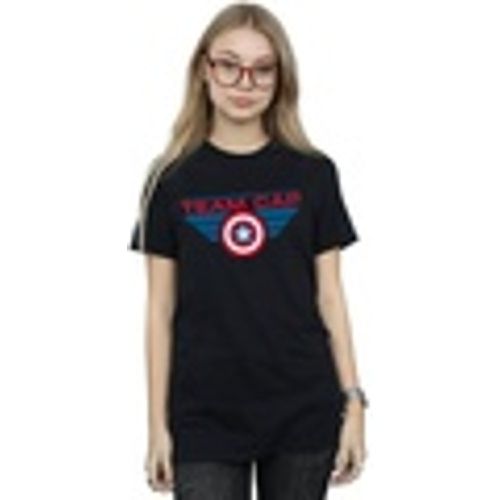 T-shirts a maniche lunghe Captain America Civil War Team Cap - Marvel - Modalova