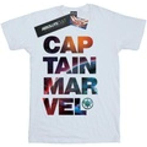T-shirts a maniche lunghe Captain Space Text - Marvel - Modalova
