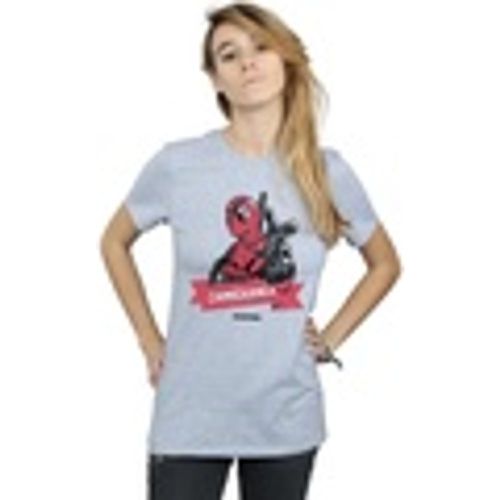 T-shirts a maniche lunghe Deadpool Chimichanga Finger - Marvel - Modalova