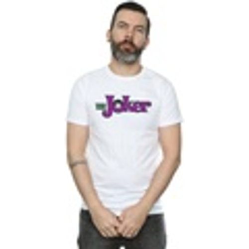 T-shirts a maniche lunghe The Joker Text Logo - Dc Comics - Modalova