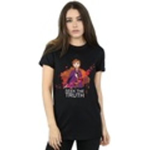 T-shirts a maniche lunghe Frozen 2 Anna Seek The Truth Wind - Disney - Modalova