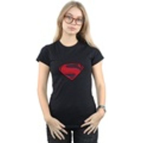 T-shirts a maniche lunghe Justice League Movie Superman Logo - Dc Comics - Modalova