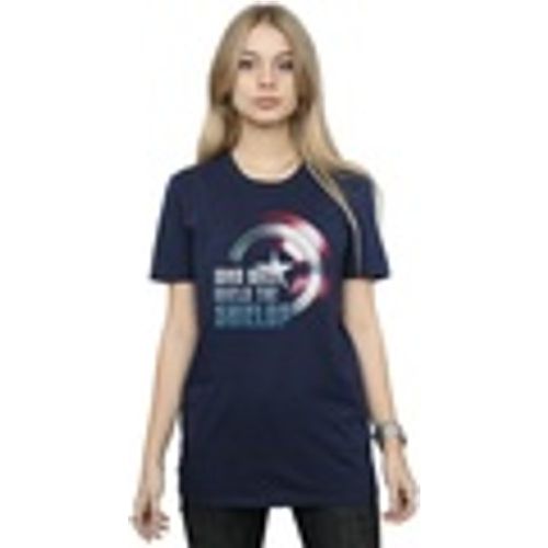 T-shirts a maniche lunghe The Falcon And The Winter Soldier Wield The Shield - Marvel - Modalova