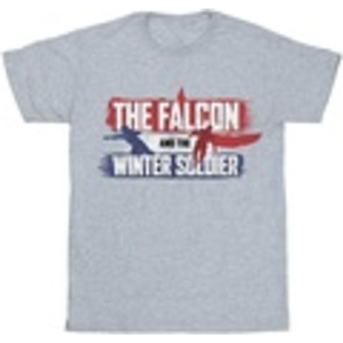 T-shirts a maniche lunghe The Falcon And The Winter Soldier Action Logo - Marvel - Modalova