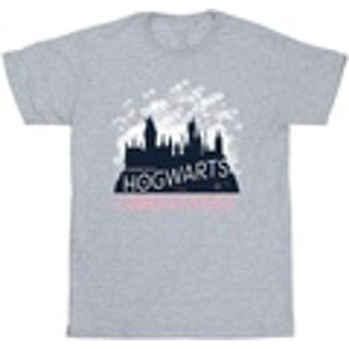 T-shirts a maniche lunghe Hogwarts Christmas - Harry Potter - Modalova