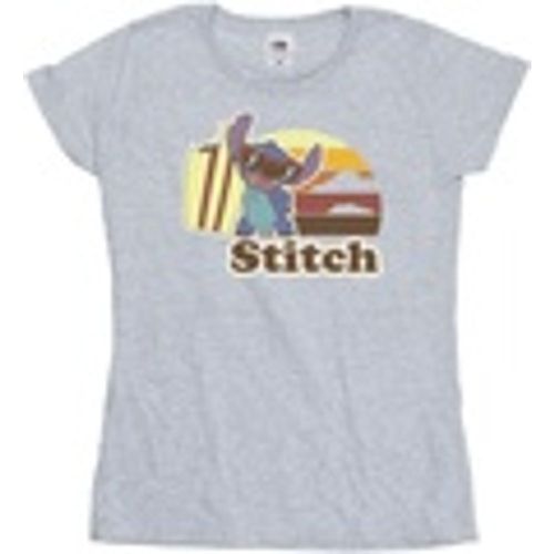 T-shirts a maniche lunghe Lilo And Stitch Bitten Surfboard - Disney - Modalova