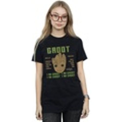 T-shirts a maniche lunghe Guardians Of The Galaxy Vol. 2 Groot Skills - Marvel - Modalova