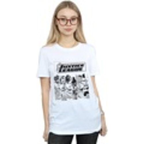 T-shirts a maniche lunghe Justice League Stripes - Dc Comics - Modalova