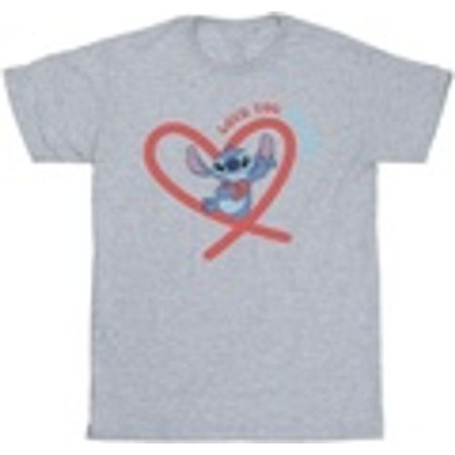 T-shirts a maniche lunghe Lilo Stitch Love You Mum - Disney - Modalova