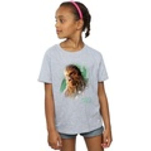 T-shirts a maniche lunghe The Last Jedi Chewbacca Brushed - Disney - Modalova