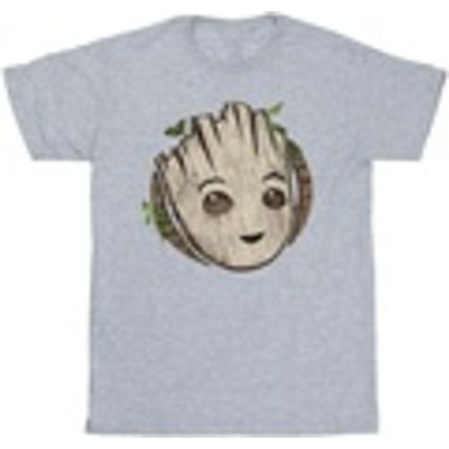 T-shirts a maniche lunghe I Am Groot Wooden Head - Marvel - Modalova
