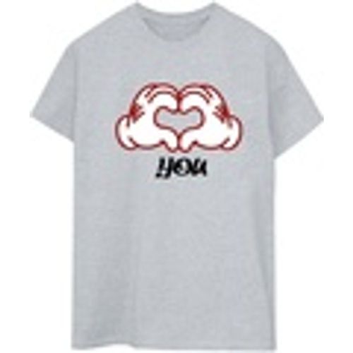 T-shirts a maniche lunghe Mickey Mouse Love You Hands - Disney - Modalova