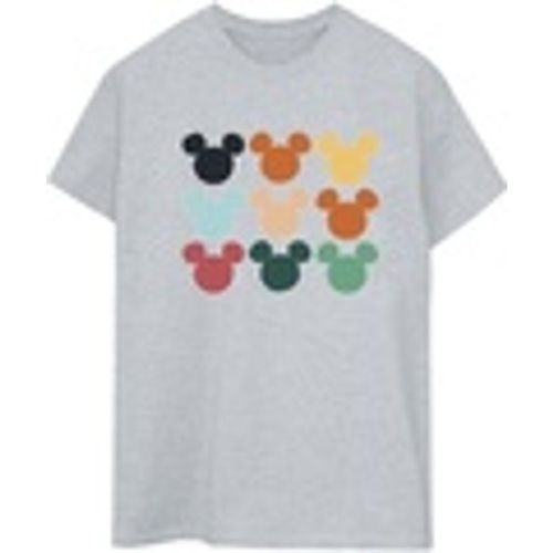 T-shirts a maniche lunghe Mickey Mouse Heads Square - Disney - Modalova