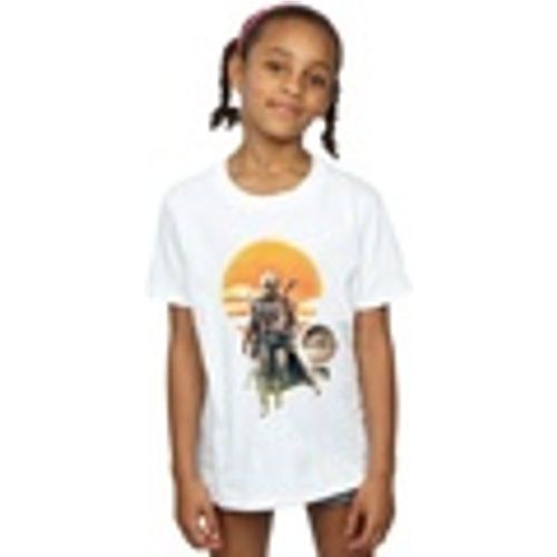 T-shirts a maniche lunghe The Mandalorian Sunset Poster - Disney - Modalova