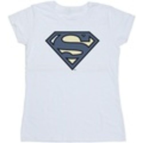 T-shirts a maniche lunghe Superman Indigo Blue Logo - Dc Comics - Modalova