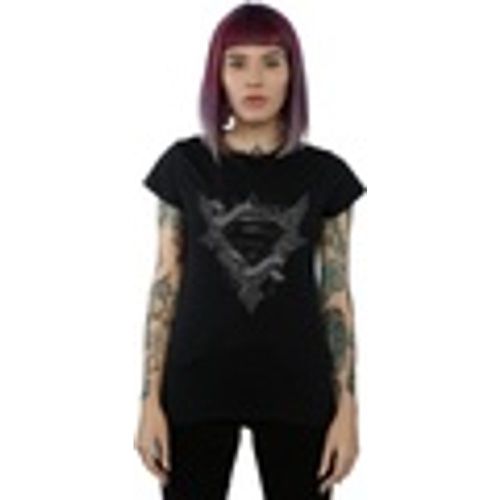 T-shirts a maniche lunghe Superman Wings Logo - Dc Comics - Modalova