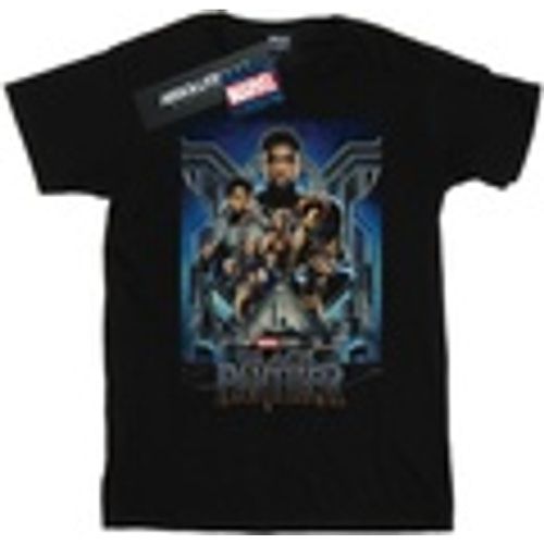 T-shirts a maniche lunghe Black Panther Poster - Marvel Studios - Modalova