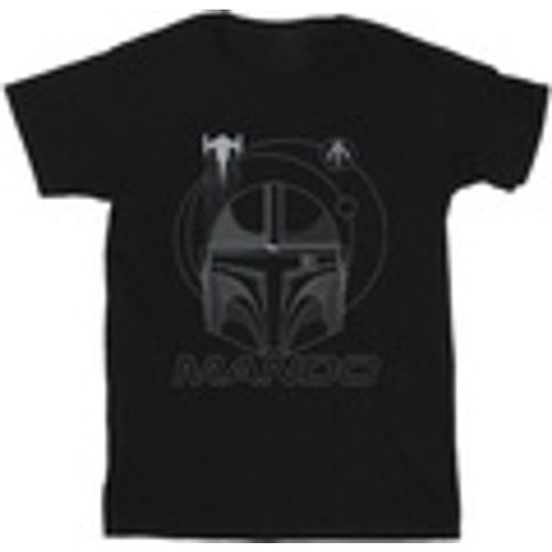 T-shirts a maniche lunghe The Mandalorian Rings Helmet - Disney - Modalova