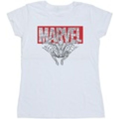 T-shirts a maniche lunghe Spider Man Logo Red - Marvel - Modalova