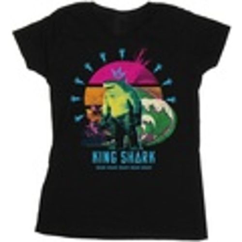 T-shirts a maniche lunghe The Suicide Squad King Shark - Dc Comics - Modalova