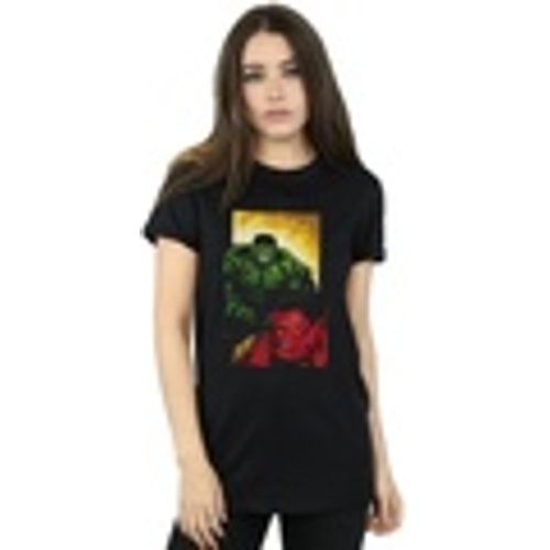 T-shirts a maniche lunghe Red Hulk Vs Green Hulk - Marvel - Modalova