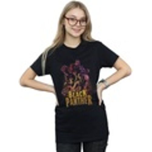 T-shirts a maniche lunghe Black Panther Ninja - Marvel - Modalova