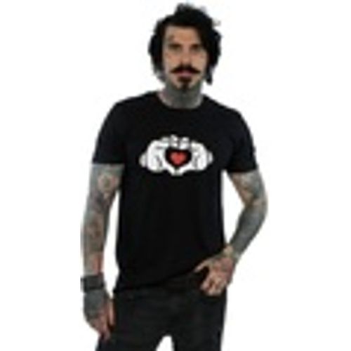 T-shirts a maniche lunghe Mickey Mouse Heart Hands - Disney - Modalova