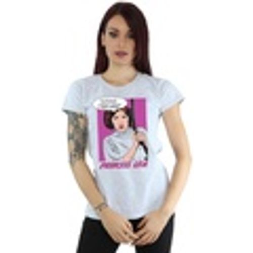 T-shirts a maniche lunghe Princess Leia Pop Art - Disney - Modalova