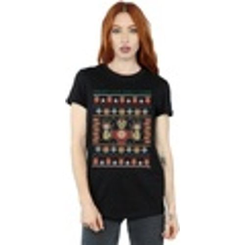 T-shirts a maniche lunghe Iron Man Get Your Jingle On Fair Isle - Marvel - Modalova