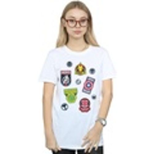 T-shirts a maniche lunghe Avengers Hero Badges - Marvel - Modalova
