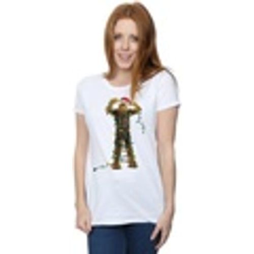 T-shirts a maniche lunghe Chewbacca Christmas Lights - Disney - Modalova