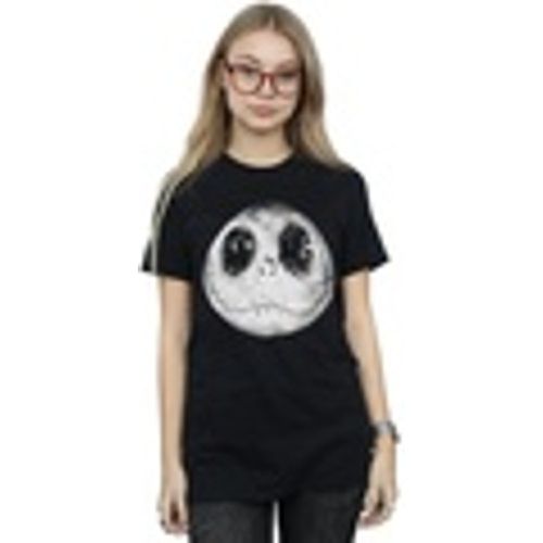 T-shirts a maniche lunghe Nightmare Before Christmas Jack Moon Face - Disney - Modalova