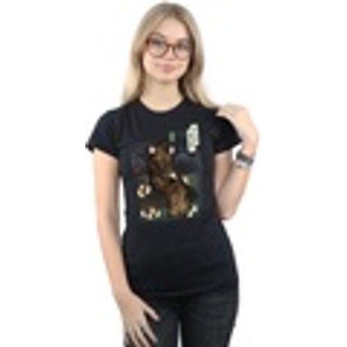 T-shirts a maniche lunghe The Last Jedi Japanese Chewbacca Porgs - Disney - Modalova