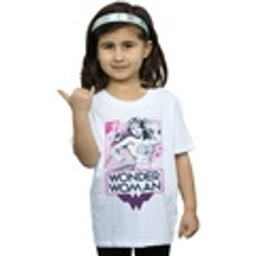 T-shirts a maniche lunghe Wonder Woman Pink Action - Dc Comics - Modalova