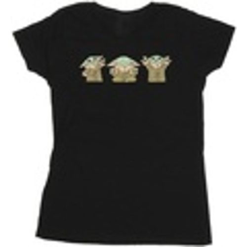 T-shirts a maniche lunghe The Mandalorian Grogu Poses - Disney - Modalova