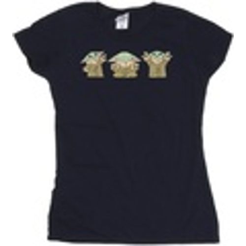 T-shirts a maniche lunghe The Mandalorian Grogu Poses - Disney - Modalova