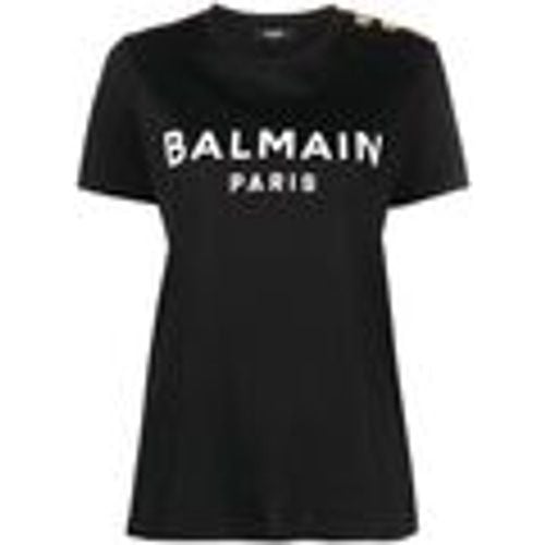 T-shirt T-shirt con stampa - Balmain Paris - Modalova