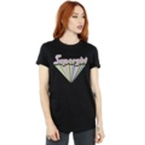 T-shirts a maniche lunghe Supergirl Pastel Logo - Dc Comics - Modalova