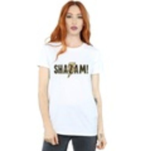 T-shirts a maniche lunghe Shazam Text Logo - Dc Comics - Modalova