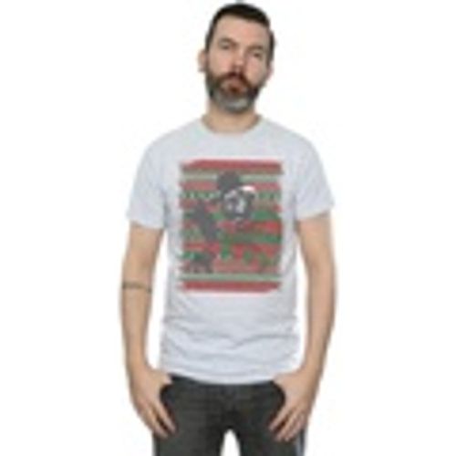 T-shirts a maniche lunghe Christmas Fair Isle - A Nightmare On Elm Street - Modalova