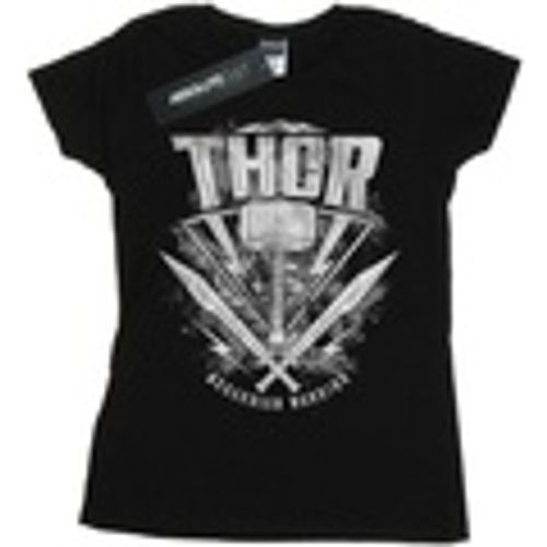T-shirts a maniche lunghe Thor Ragnarok Hammer Logo - Marvel - Modalova