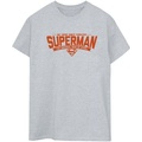 T-shirts a maniche lunghe Superman Hero Dad - Dc Comics - Modalova