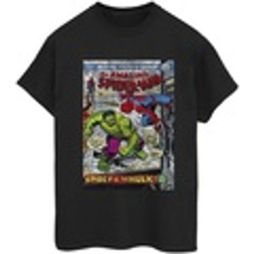 T-shirts a maniche lunghe Spider-Man VS Hulk Cover - Marvel - Modalova