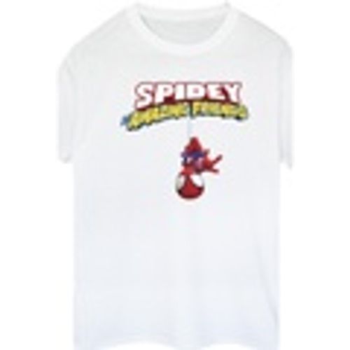 T-shirts a maniche lunghe Spider-Man Hanging Upside Down - Marvel - Modalova