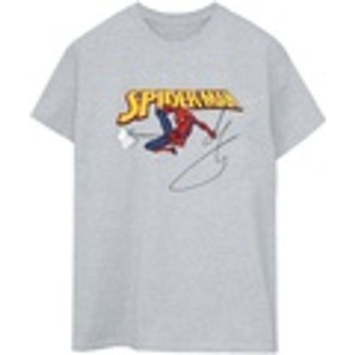 T-shirts a maniche lunghe Spider-Man With A Book - Marvel - Modalova