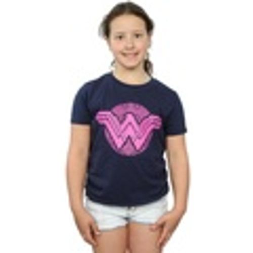 T-shirts a maniche lunghe Wonder Woman Pink Mosaic - Dc Comics - Modalova