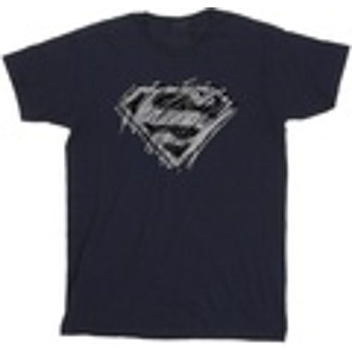 T-shirts a maniche lunghe Superman Logo Sketch - Dc Comics - Modalova