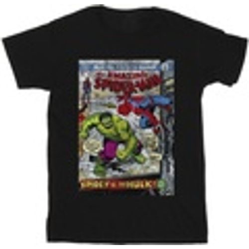 T-shirts a maniche lunghe Spider-Man VS Hulk Cover - Marvel - Modalova