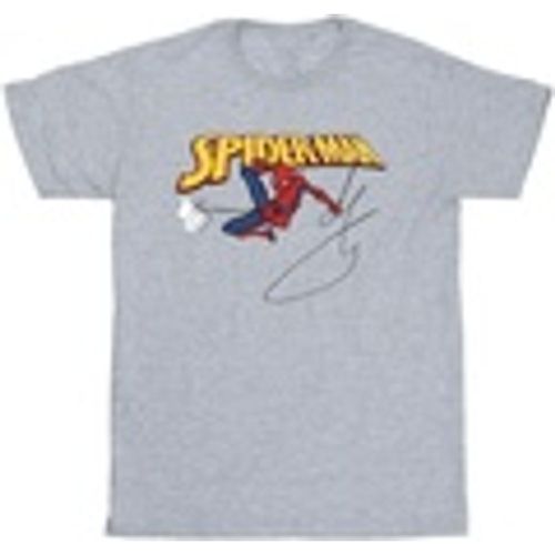 T-shirts a maniche lunghe Spider-Man With A Book - Marvel - Modalova